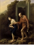 Werff, Adriaen van der - Бегство в Египет, 1710, 47 cm x 36,5 cm, Дерево, масло