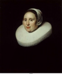 Westerbaen de Oude, Jan Jansz - Портрет Susanna Pietersdr Oostdijk (род. 1597), жены Arnoldus Geesteranus, 1647, 67,6 cm x 57,3 cm, Дерево, масло