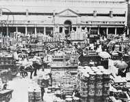 The Strand London with Jubilee Decorations 1897