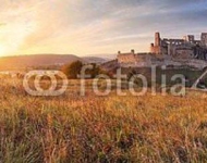 Словакия, Бецковский замок. Замок в лучах заката