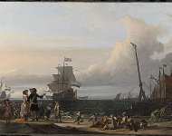 Голландские корабли на рейде Текселе