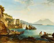 Неаполитанский залив с рыбаками