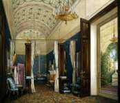 Виды залов Зимнего дворца - Туалетная комната императрицы Александры Федоровны