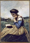 Читающая женщина