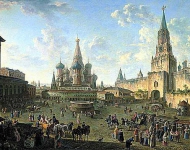 Красная площадь с собором Василия Блаженного