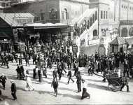 A View of Westbourne Grove London showing Whiteleys department store c.1890