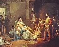 Леандро Исагирре - Пытка Куаутемока