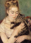 Женщина с кошкой
