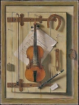 Натюрморт-скрипка и музыка