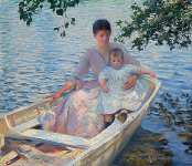 Мать и дитя в лодке