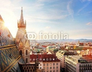 Австрия, Вена. St. Stephen’s Cathedral, view from north tower