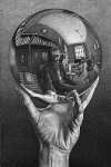 Hand With Reflecting Globe + Рука с отражением глобуса