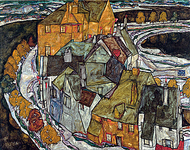 Crescent of houses II (Island town)