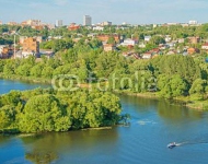 Россия, Ульяновск. Вид с птичьего полета