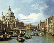 The entrance to the Grand Canal, Venice