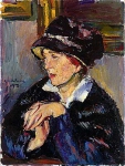 Женщина в тёмной шляпе - Антон Файстауэр