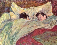 Две девушки в кровати