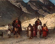 Арабские шейхи в горах
