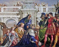 Семейство Дария перед Александром