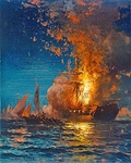 The Burning of the USS Philadelphia