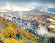 США. Great Smoky Mountains National Park - Newfound Gap