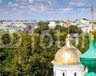 Россия, Ярославль. Панорамный вид с птичьего полета