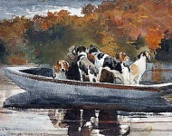 Собаки в лодке
