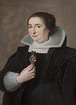 Portrait of a Lady dressed in black