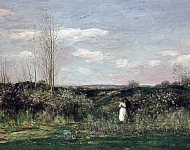 Charles-François Daubigny «Spring Landscape»