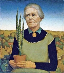 Женщина с цветком