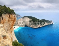 Panoramic views of the Bay of Navagio