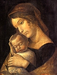 Андреа Мантенья «Мария со спящим Иисусом»