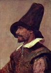 Head of a man with a pointed hat. около 1630. Rotterdam, Museum Boijmans Van Beuningen.