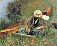 Paul Helleu Sketching with his Wife