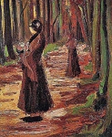 Две женщины в лесу
