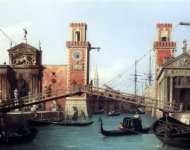 Вид входа в венецианский Арсенал