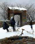 Кладбище под снегом