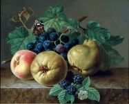 Enschede Christiana Gerarda - Натюрморт с фруктами