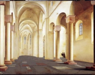 Saenredam Pieter Jansz - Идеализированный Интерьер церкви Святого Петра в Утрехте