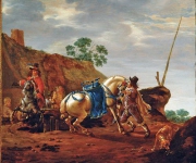 Verbeeck Pieter Cornelisz - Непокорная лошадь