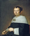 Verspronck Johannes Cornelisz - Портрет Eva Vos