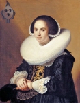 Verspronck Johannes Cornelisz - Портрет Willemina van Braeckel