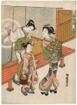 Две женщины в чайном домеок