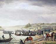 Переход итальянского корпуса Евгения Богарне через Неман 30 июня 1812 г.