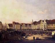 Площадь Cтарого рынка в Дрездене