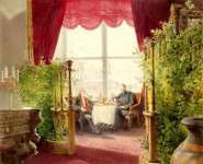 Завтрак императоров Александра II и Вильгельма I в зимнем дворце