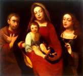 Мадонна с младенцем, св. Франциском и св. Екатериной