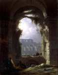 Вид Колизея ночью