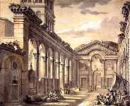 Вестибюль дворца императора Диоклетиана в Сплите