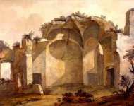 Руины одной из построек виллы императора Адриана в Тиволи